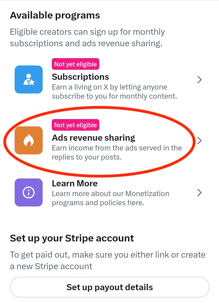 Ads Revenue Sharing